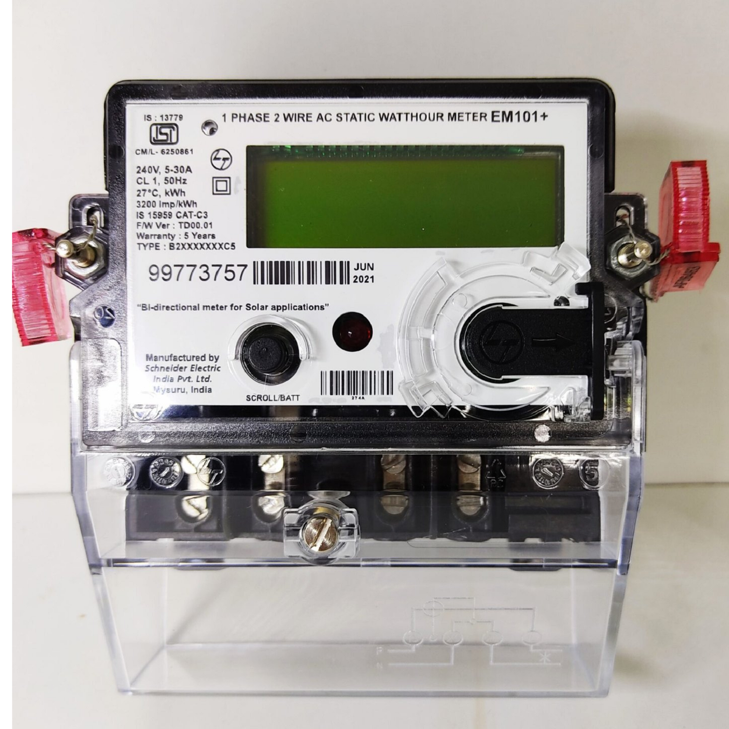 LT  1 Phase Solar Net Meter